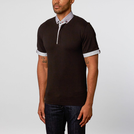 Short-Sleeve Polo // Black (S)