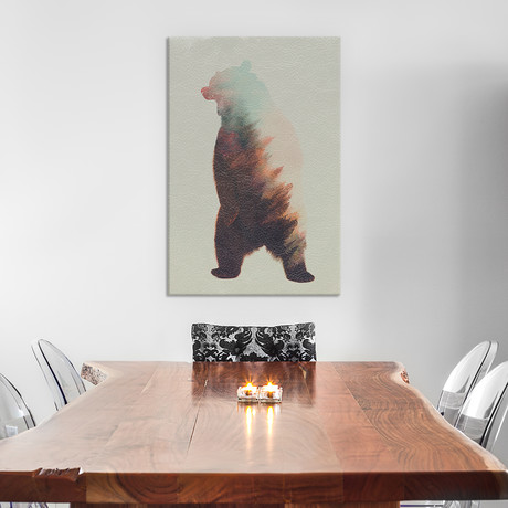 Roaring Bear (18"W x 12"H x 0.75"D)