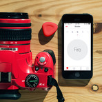 Maxstone // Wireless Camera Remote + Phone Selfie Remote (Red)