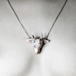 Silvanus Pendant // Pink + White