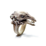 Corvus Ring // White (Size 5)