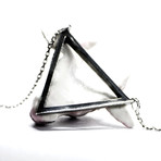 Silvanus Pendant // Pink + White