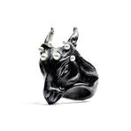 Silvanus Ring // Black (Size 5)