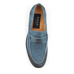 Suede Street Loafer // Blue (US: 10.5)