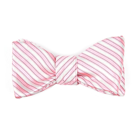 Stripe Bow Tie // Pink