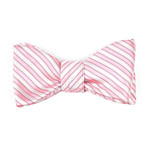 Stripe Bow Tie // Pink
