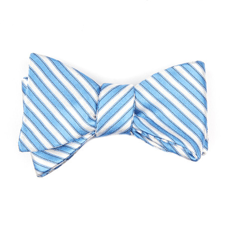 Stripe Bow Tie // Blue