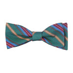 Stripe Bow Tie // Green