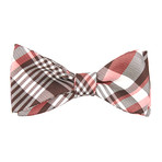 Plaid Bow Tie // Pink