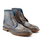 Bossman Wingtip Boot // Antique Blue (US: 7)