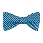 Stripe Bow Tie // Blue