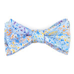 Floral Bow Tie // Blue