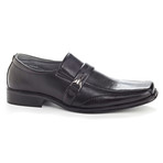 Justine Tab Buckle Dress Shoe // Black (US: 10.5)