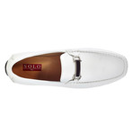 Louis Driving Shoe // White (US: 10)