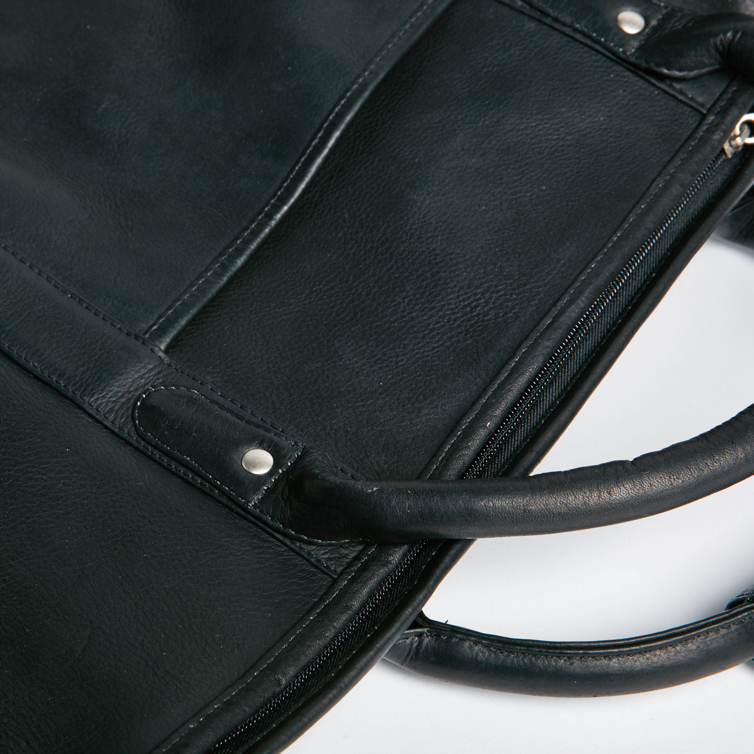 Weekender Duffel Bag // Colombian Leather (Black) - ROYCE New York ...