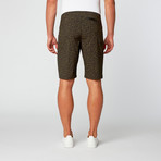 Performo 4-Way Stretch Boardshort // Olive + Black (34)