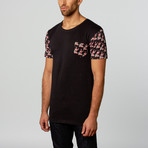 Flamingo Accent Tee // Black (M)