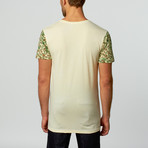 Garden Floral Accent Tee // White (XL)