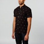 Runes Button-Down Shirt // Black (L)