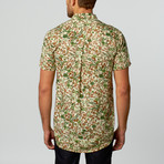 Garden Floral Button-Down Shirt // Green (M)