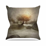 Lone Tree Love IV Throw Pillow (16" x 16")