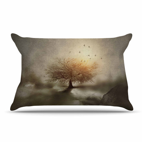 Lone Tree Love IV Pillow Case (Standard: 30" x 20")