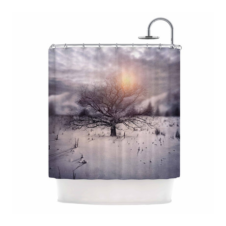 Lone Tree Love II Shower Curtain