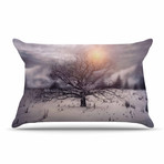 Lone Tree Love II Pillow Case (Standard: 30" x 20")