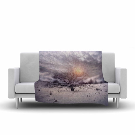 Lone Tree Love II Fleece Blanket (50" x 60")