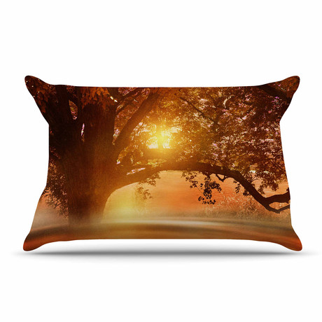 Romance In Autumn Pillow Case (Standard: 30" x 20")
