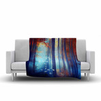 Dreams In Blue Fleece Blanket (50" x 60")