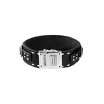 Evert Twin Leather Bracelet // Black (Length: 7.5")