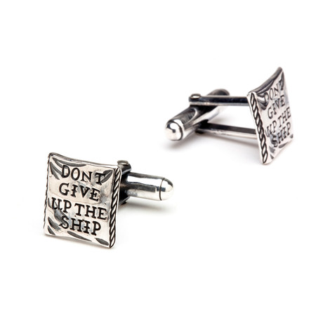 Don't Give Up The Ship Cufflinks