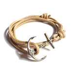 Silver Anchor Wrap // Tan