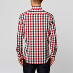 Plaid Button-Up // Red (S)