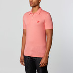 Medusa Embroidered Polo // Coral (XL)