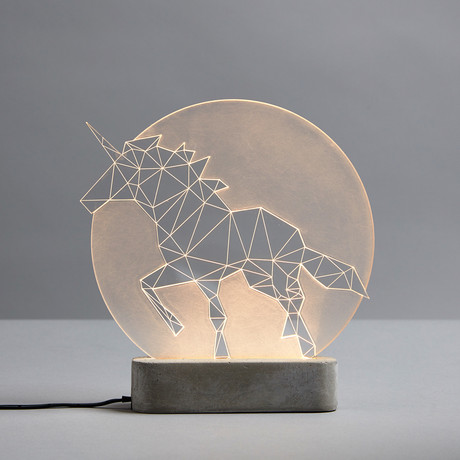 Unicorn Lamp // Full Moon