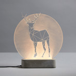 Deer Lamp // Full Moon