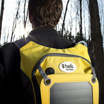 SolarPack Daypack // 6.5 Watt Solar Panel + Hydro Pack (Yellow)