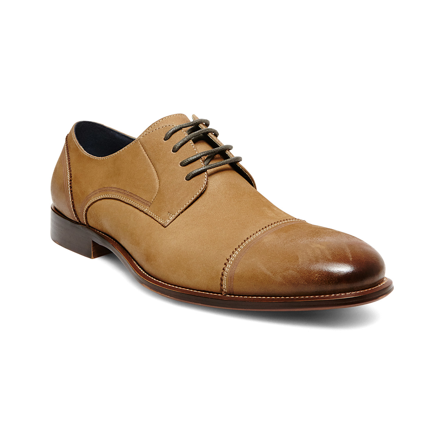 Steve Madden // Revieww Cap-Toe Derby // Tan Nubuck (US: 11) - Casual ...