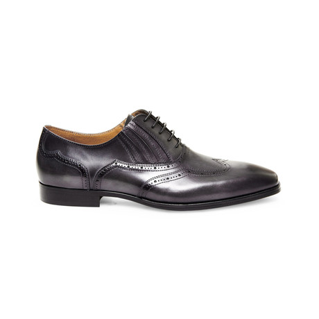 Masque Wingtip Oxford // Grey Leather (US: 9)