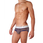 Modal + Bamboo Brief // Grey + Blue + Orange // 3-Pack (L)