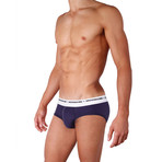Modal + Bamboo Brief // Grey + Blue + Orange // 3-Pack (L)