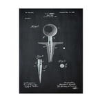 Golf Tee, 1899 // Chalkboard (18"W x 24"H // Print)