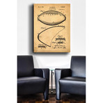 Football, 1938 // Antique (18"W x 24"H // Print)