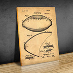 Football, 1938 // Antique (18"W x 24"H // Print)