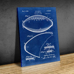 Football, 1938 // Blue (18"W x 24"H // Print)