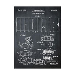 Football Game Piece, 1955 // Chalkboard (18"W x 24"H // Print)