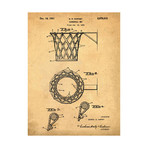 Basketball Net, 1950 // Antique I (18"W x 24"H // Print)