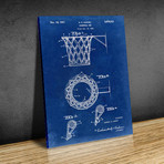 Basketball Net, 1950 // Blue I (18"W x 24"H // Print)